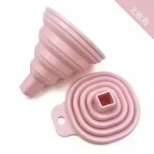 Folding Silicone Funnel for Filling Bottles Kitchen Silicone Funnel Food Grade TPR Collapsible Funnel Kitchen Gadgets Oil Filler