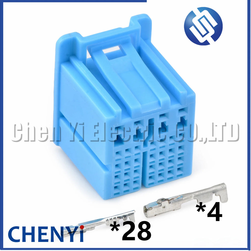 32 Pin female or male Automotive connector Audio plug Car audio wiring harness plug CY003209-0.44/1.2F M For Fiat Strada