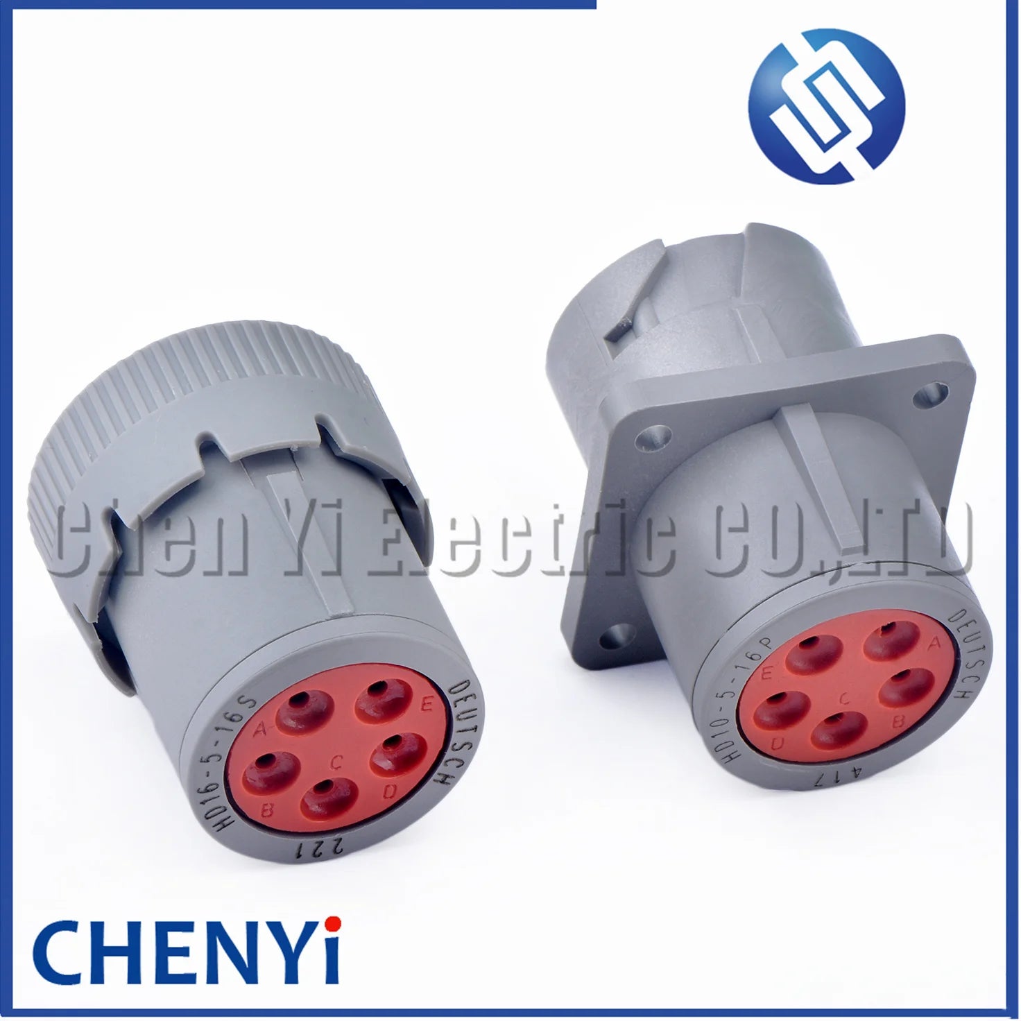 DEUTSCH Gray 5 Pin Waterproof connector HD16-5-16S HD10-5-16P HD10 1.5 Series Flame Retardant diagnosis Plug With pins