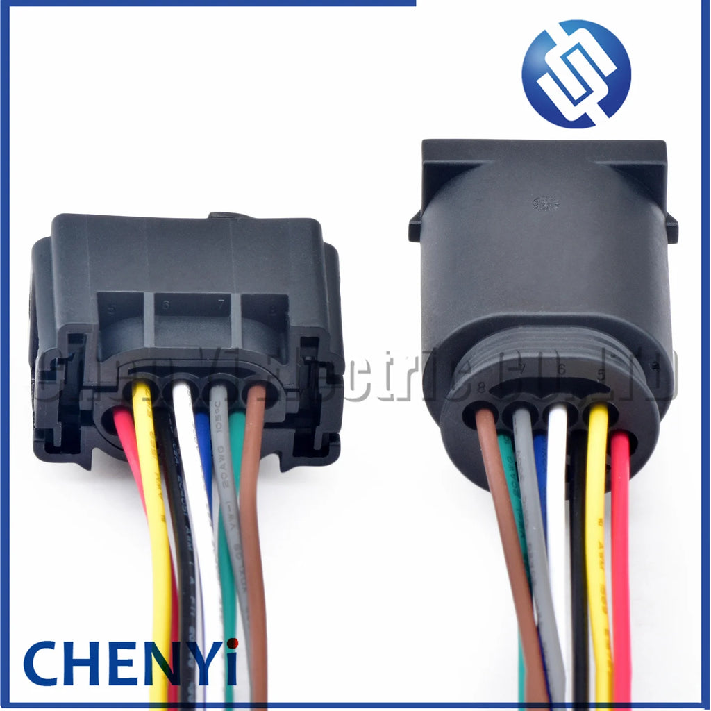 8 Pin Automotive ACC Electric Eye Radar Sensor Plug Lane Change Assist Controller Connector 4F0 972 708 1-1534229-1 4F0972708