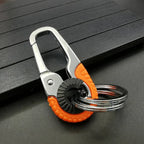 Carabiner Durable Snap Hook Key Ring Car Fashion Metal Keychain for Men with Waist Hanging Buckle for Business Gift Accessory