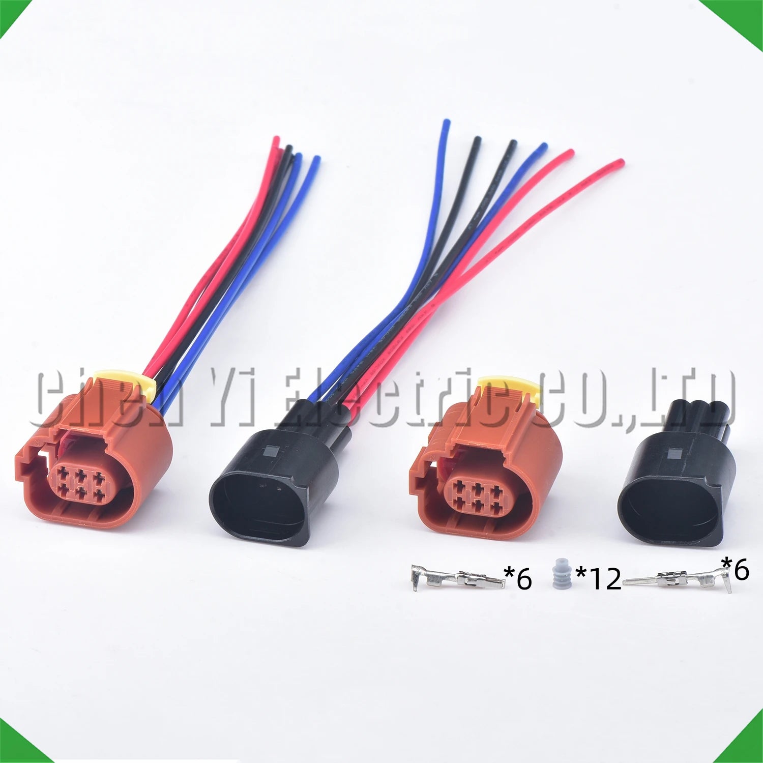 6-Pin Connector Connector Steering booster waste valve socket Throttle Vw sensor