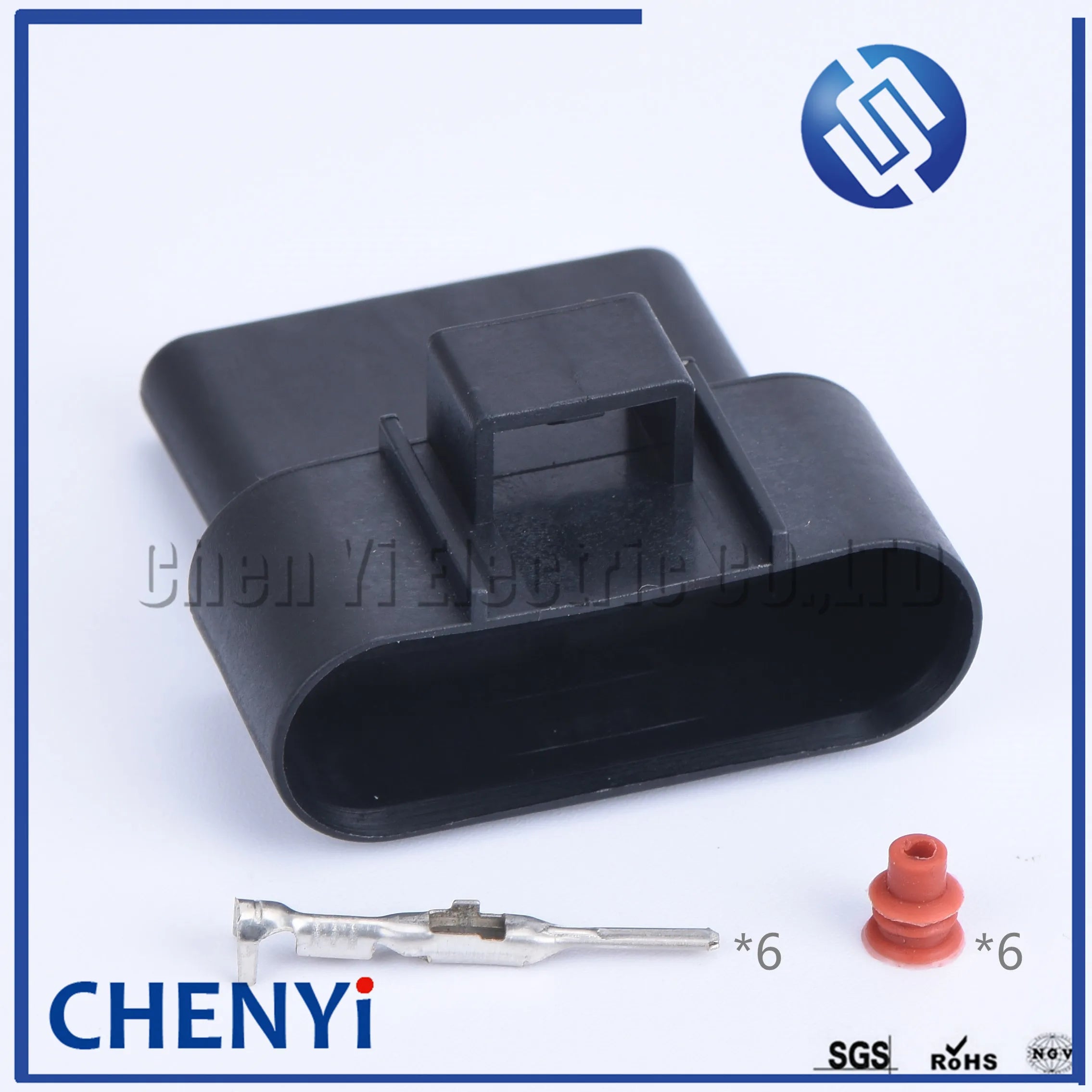 6 Pin waterproof auto connectors wire harness plug male or female E-2162-000 accelerator pedal connector For Ford Fiesta TDCI