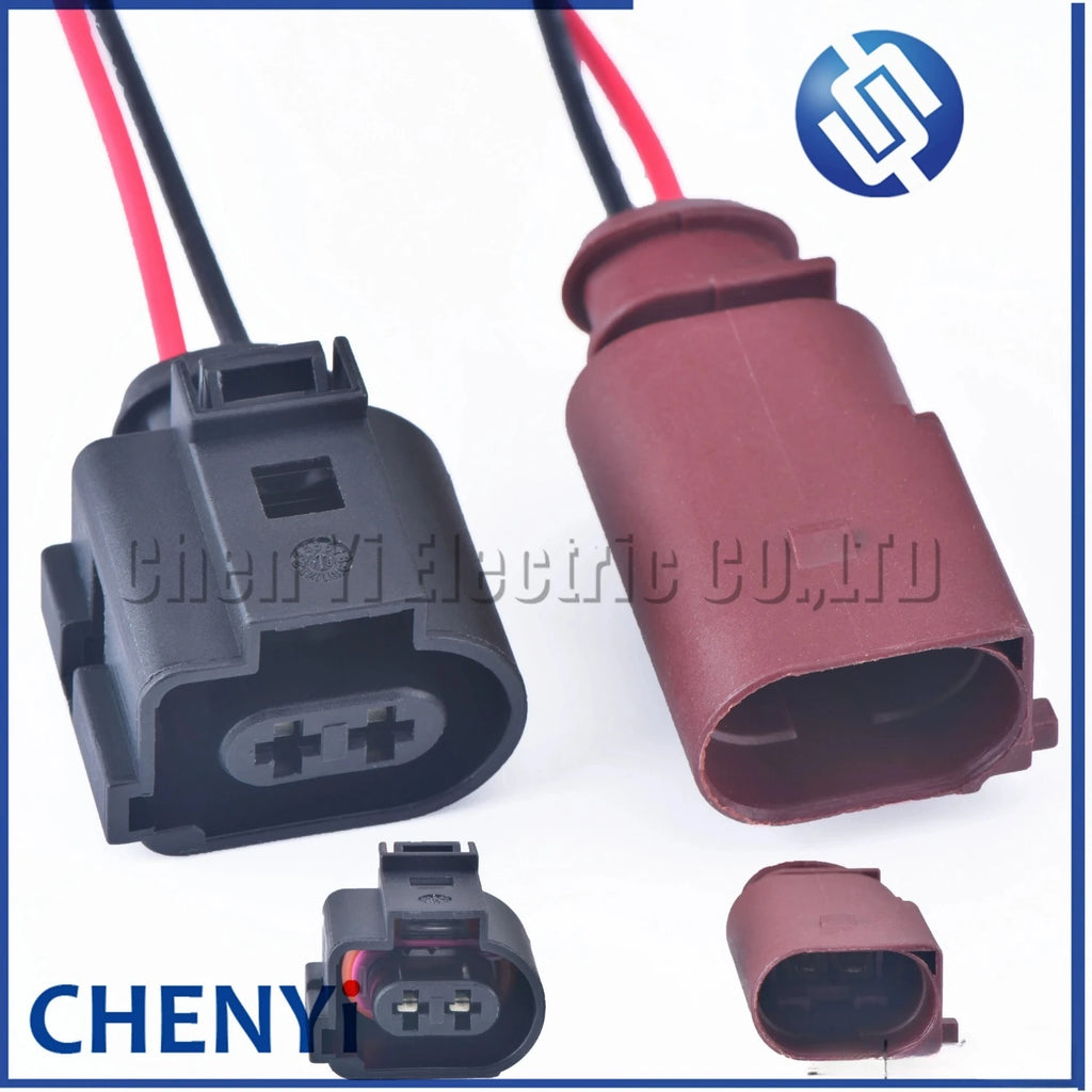 2 Pin auto waterproof sensor Rear Brake Caliper Motor Harness Connector plug 1J0973722A 42034800 42127200 1717692-2