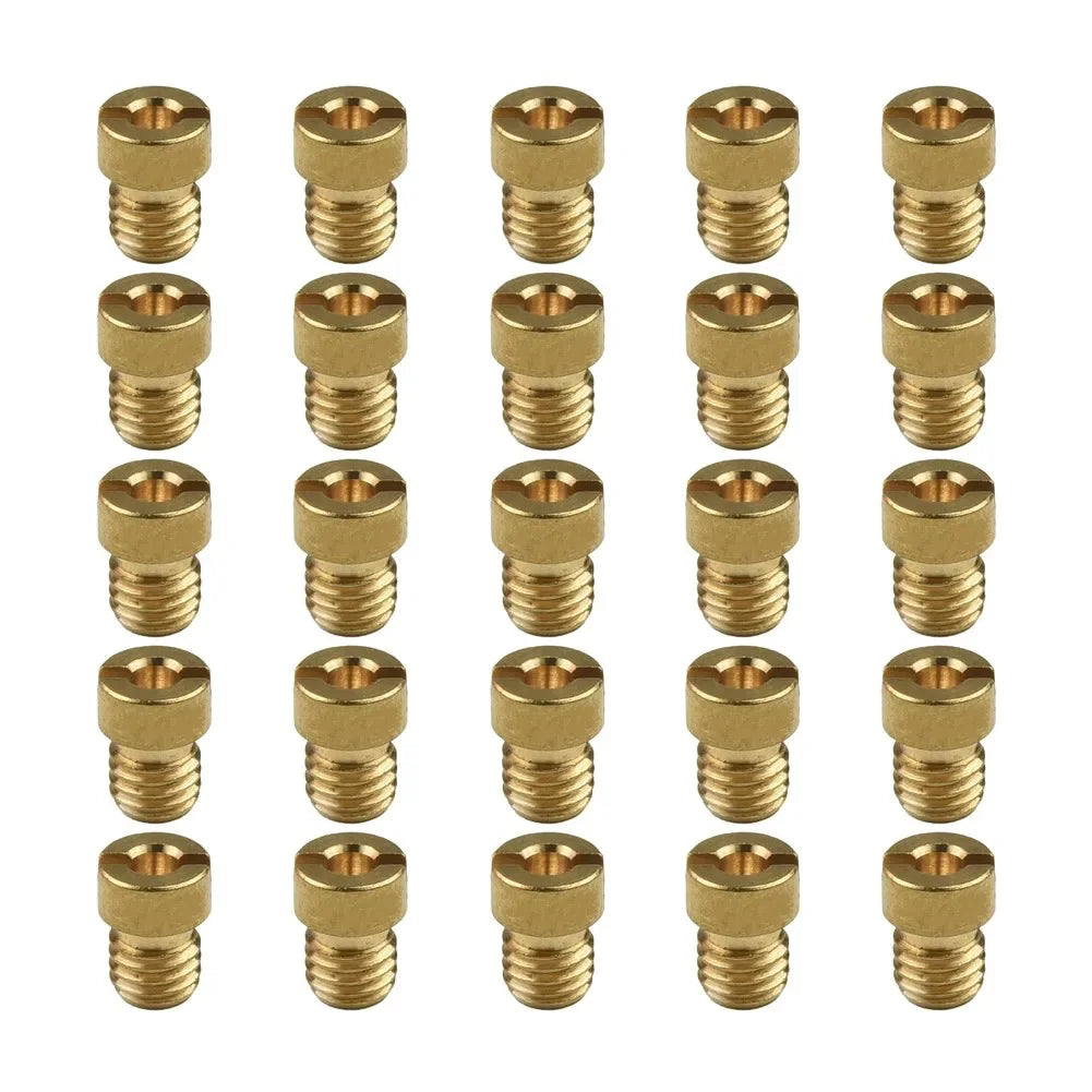 25pcs Carburetor  Main Jet  55-115 M5  5mm Thread For Dellorto Carburetor Vergaser SHA SHBC SHB Injector Nozzle