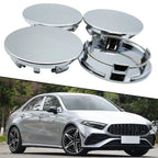 4pcs 70mm Car Black / Silver Universal Car Wheel Hub Center Cap Cover Wheel Hub Center Badges Fit For RM Rims Type