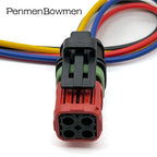 1 Set 4 Pin Car Excavator Fuel Injector Oxygen Electrical Cable Connectors Waterproof Female Wire Harness Plug For 1337352-1