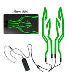 Multi-functional LED Motorcycle Helmet Light Strip Kit - 3-mode Night Riding Signal Decorative Accessory For Unisex Adults Amagi