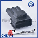 1 set 3 Pin 90980-11261 Auto Waterproof Sensor Plug 7283-1133-10 For Toyota 1JZ TPS Connector Throttle Position Sensor Plug