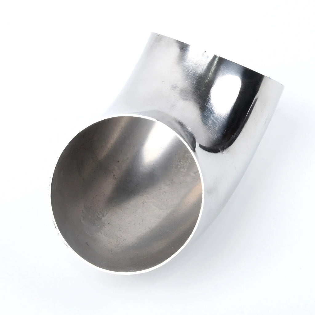 Car Exhaust Bend Elbow Pipe Fitting 2.5 63mm Stainless Steel Universal Car Exhaust Pipe Muffler Elbow Tube Bend Mandrel Fitting