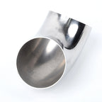 Car Exhaust Bend Elbow Pipe Fitting 2.5 63mm Stainless Steel Universal Car Exhaust Pipe Muffler Elbow Tube Bend Mandrel Fitting