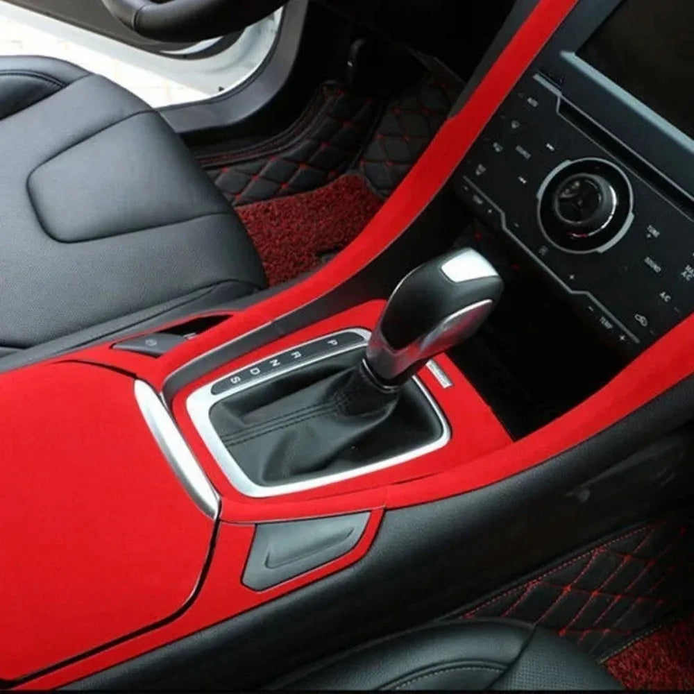 40x148cm Self Adhesive Car Interior Soft Velvet Fabric Velour Felt Sticker Vinyl Film DIY Handmade Car Decoration