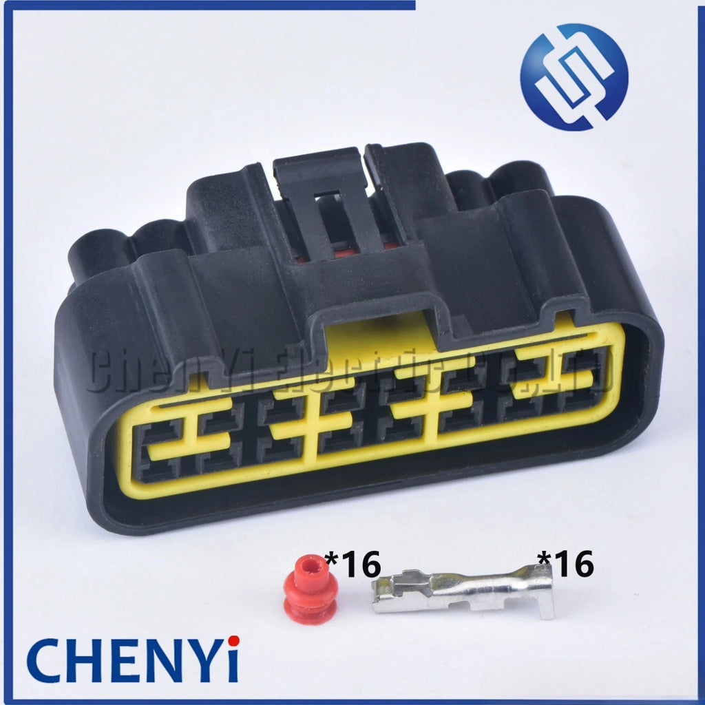 16 Pin male female 2.3mm series automotive waterproof plug FW-C-E16F wire cable harness connector socket FW-C-E16F-B FW-L-D16F-Y