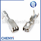 50 Pcs 2.8mm female Wire Crimp Brass tin plating Terminal Cable Splice Pins 968075-2 1355950-2 968678-2 For connector plug