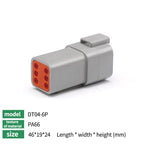 DT Series Deutsch Waterproof Connector Kit Repair Tool Portable Box Suit DT06-2/3/4/6/8/12S DT04-2/3/4/6/8/12P Terminal & Pliers