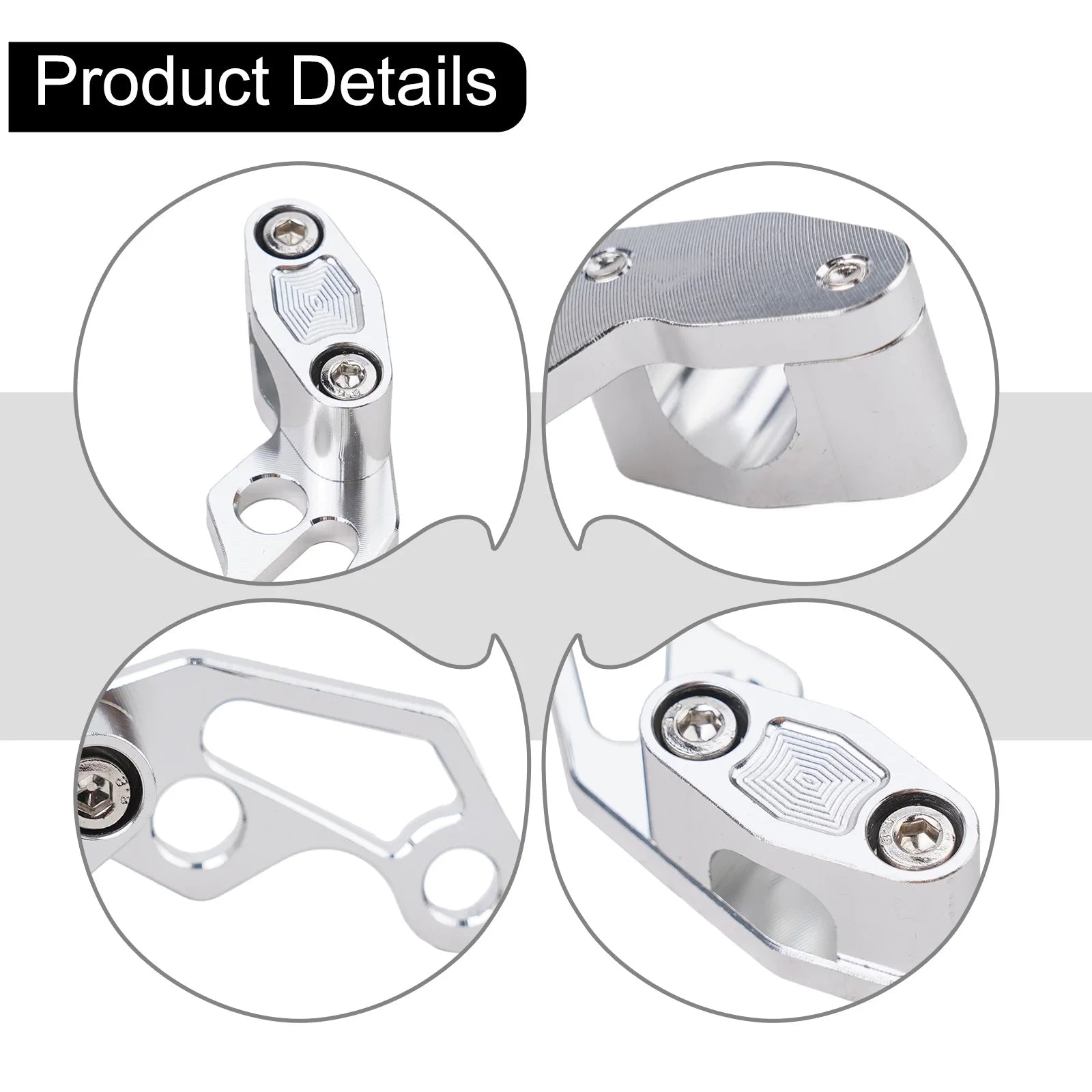 Motorcycle Bikes  Oil Hose Clamp  Modified Oil  Pipeline Brake Line Clamp Protector Aluminum Alloy Hose Clip Accessories