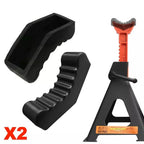Car Slotted Lift Jack Stand Rubber Pad Floor Adapter Frame Rail Pinch Lifting Universal Repair Tools Safety Grip Pads 3Ton Amagi