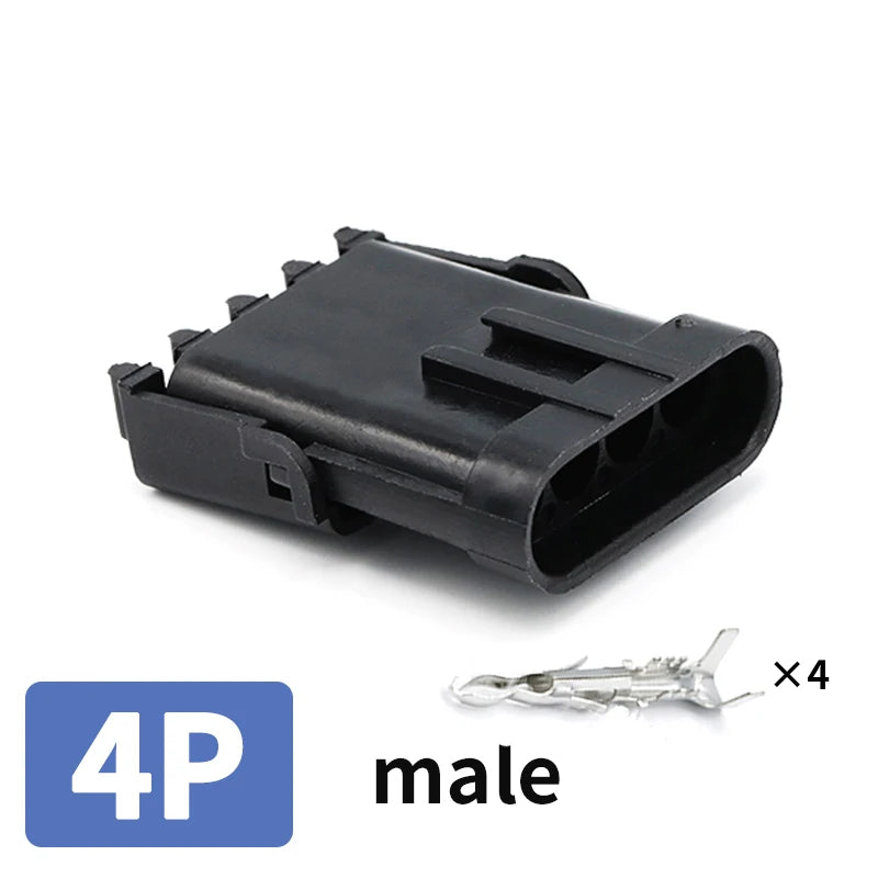 2.5 Series Automotive Waterproof Connector 1/2/3/4/6Pin Male And Female Plugs Haltech MAP TPS Wire Connector For GM