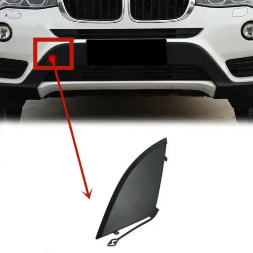 Front Bumper Tow Hook Cover Cap Primed For BMW F25 X3 2015-2017 51117338474 Car Rear Bumper Towing Eye Cover