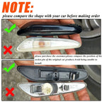 1 Pair Car Dynamic Turn Signal Light LED Side Marker Lamp For BMW E46 E90 E87 X3 E83 X1 E84 X5 E53 E91 E92 E60 E61 E81 E82 E88