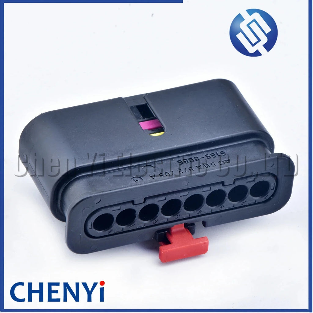 8 Pin female Automotive waterproof connector car radar wire harness plug 6189-8086 5WA 972 708 A 5WA972708A