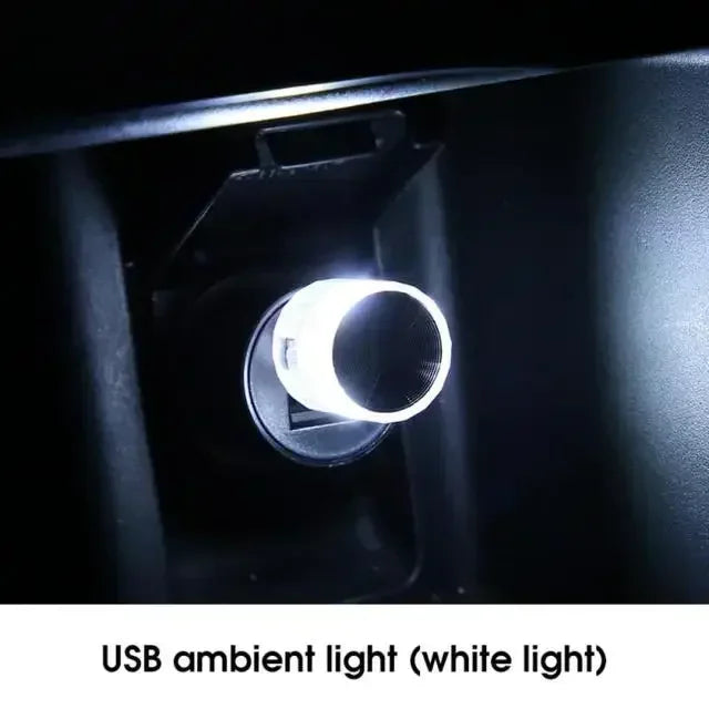 Car Mini USB LED Ambient Lights Best-selling Portable Cars Decorative Atmosphere Lamp Colorful Party Light Auto Accessorie Amagi