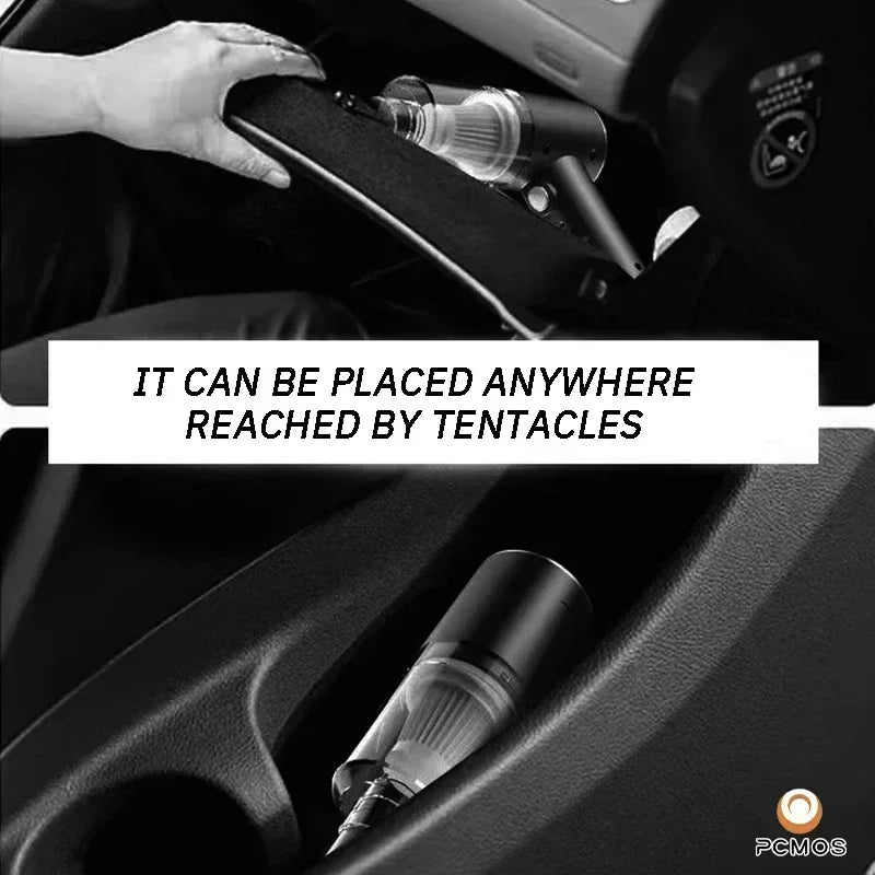 Car Vacuum Cleaner Powerful Cleaning Machine Handheld Car Vacuum Rechargeable Wireless Cleaner For Car Home Pet Hair Amagi