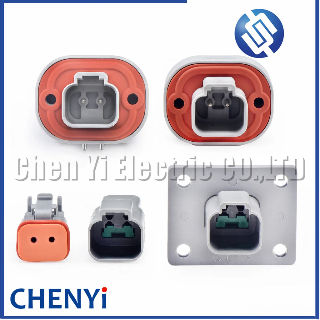 2 Pin Automotive Waterproof Connector Wire harness plug DT06-2S DT04-2P DT04-2P-L012 DT15-2P DT13-2P For Deutsch DT series