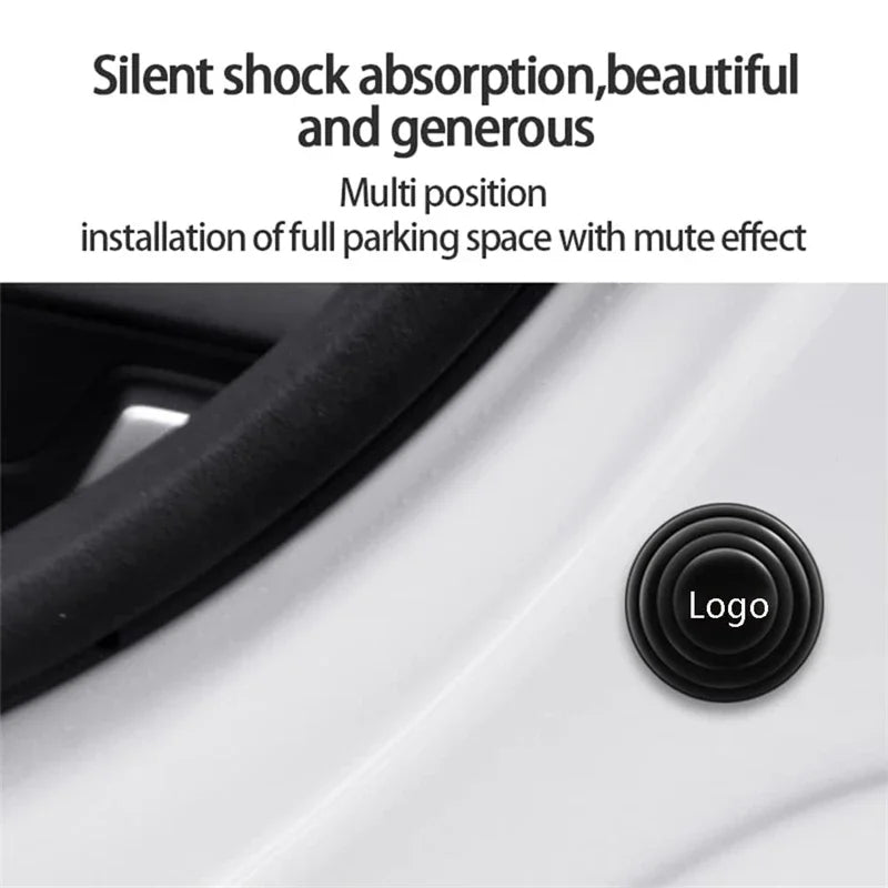 Customized 10 Pieces Car Silicone Shock Pad Shock Absorption Buffer Gasket Sound Insulation Pad Mount Protective Door Mute Anti
