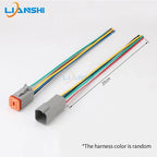 DT04-2P/DT06-2S Automotive Waterproof Connector Harness Plug 2/3/4/6/8/12 Hole for Heavy Truck Plug
