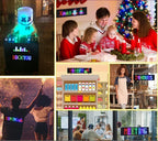 Devil Eyes LED Matrix Display Flexible Pixel Screen APP Controlled Scrolling Car Truck Window Light Panel Waterproof DIY Amagi