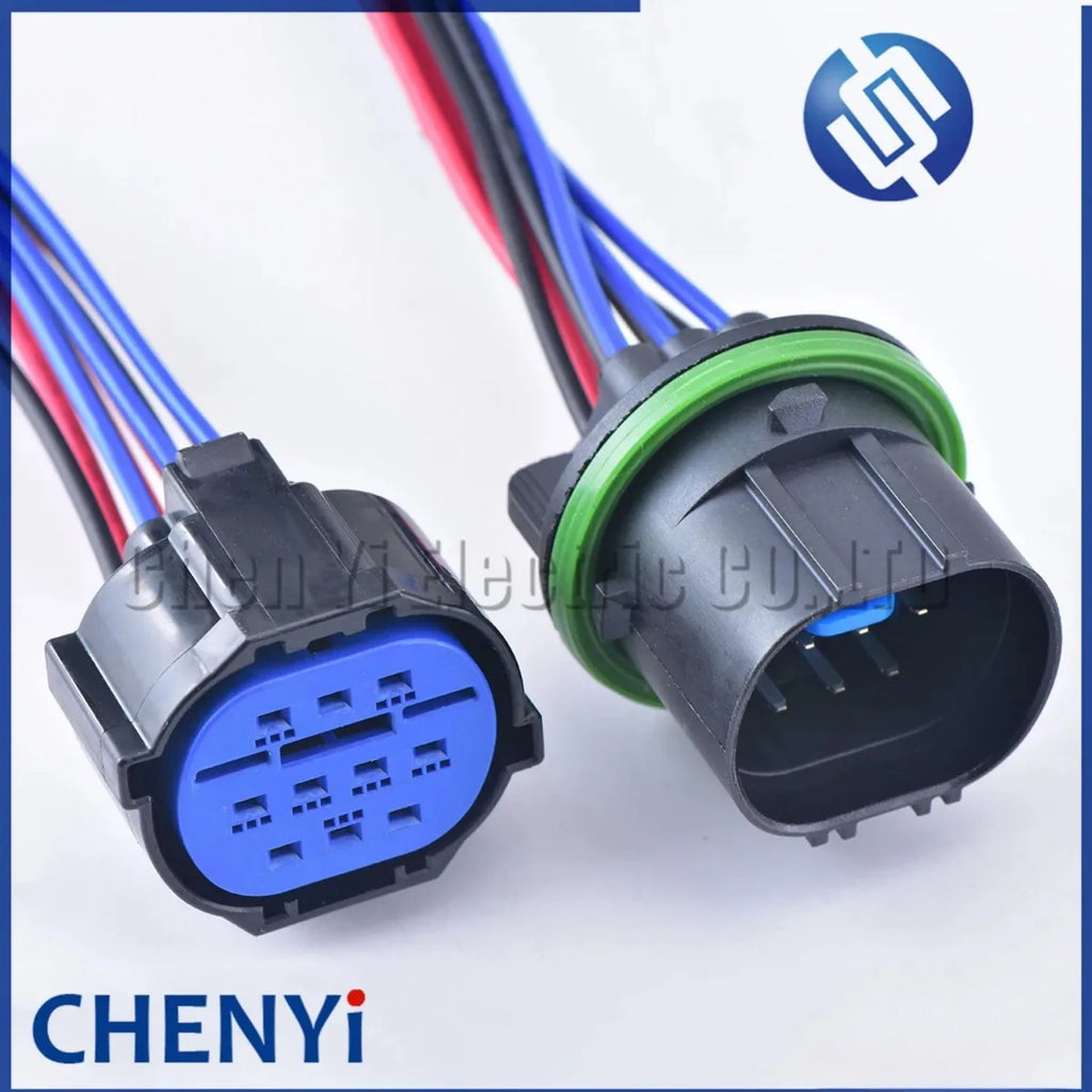 10 Pin auto headlight plug waterproof Headlamps socket HP406-10021 wiring harness connector For Hyundai IX25 Kia K2 K3 with wire