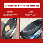 Motorcycle Seat Cover Elastic PU Leather Scooter Waterproof Dust Protector Sun Cover Universal Motorcycle Seat Protector Amagi