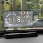 Car HUD Reflective Film Head Up Display System Film OBD II Fuel Consumption Overspeed Display Auto Accessories Car Styling