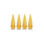 4pcs Premium Aluminum Spike Wheel Stem Caps 45/60mm for Cars Trucks Bikes Motocycles Valve Dust Protection with Edgy Style amagi