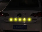 10pcs High Intensity Grade Reflective Safety Warning Tapes Stickers Self-Adhesive For Car Truck Motorcycle Bike Camper Helmet