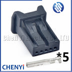 5 Pin Automotive Paddle shifters connector Car Window Lifter gear lever Plug Sockets 7287-7165 90980-12954