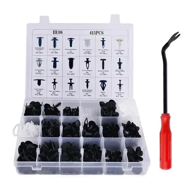 800pcs Car Plastic Retainer Clips Kit 680pcs Auto Fender Push Pin Rivet Door Trim Panel Car Fastener Clip Mixed Set Amagi