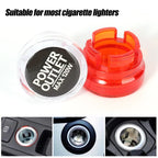 Car Cigarette Lighter Cover Universal DustProof Cigarette Lighter Interface Cover Decorations Cap Shield Automotive Lighter Caps