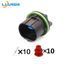 HP406-10021/HP481-10021 is a 10-pin connector for waterproof wiring harness plugs of Hyundai, Kia and Haval car headlights
