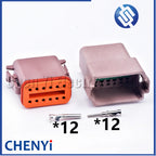 12 Pin Waterproof Connector Plug DT06-12S DT04-12P DT06-12SB DT04-12PB DT06-12SC DT04-12PC DT06-12SD DT04-12PD with Pins