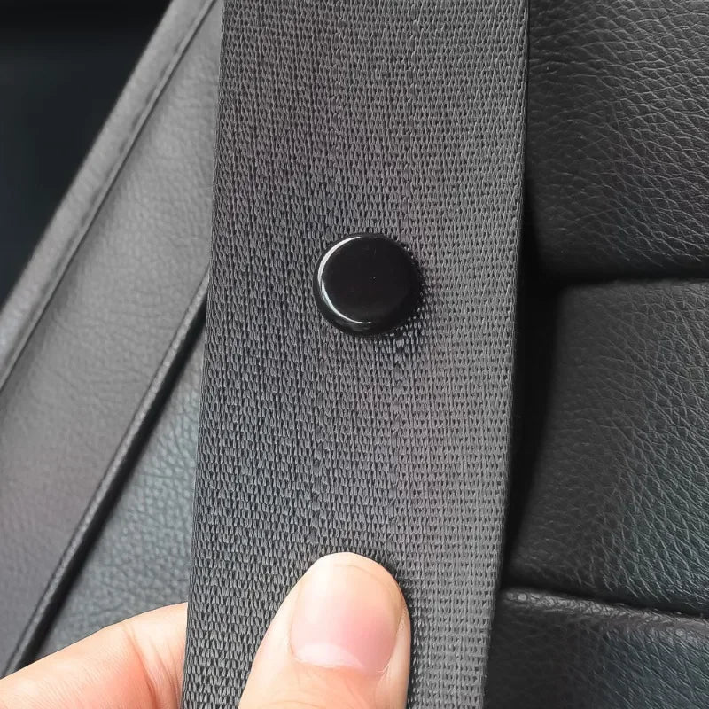 4/8pcs Car Safety Seatbelt Stopper Buckle Adjust Seat Belt Spacing Limit Stop Plastic Anti-slip Button Retainer Car Interior