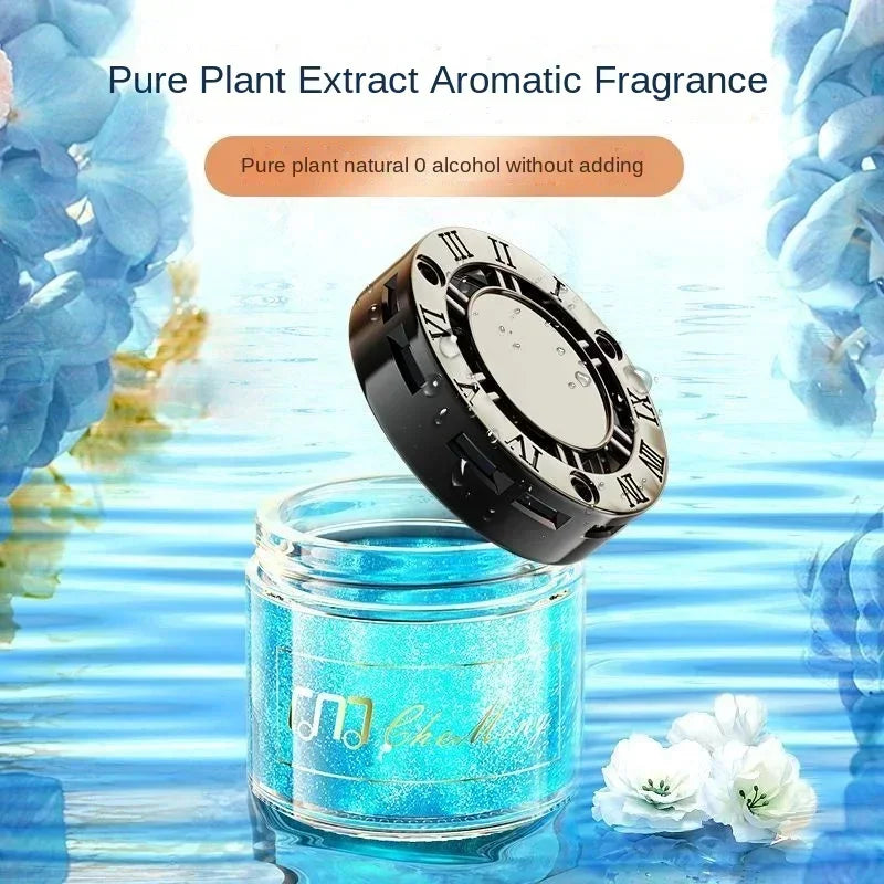 Flowing Sand Solid Fragrance Car Aromatherapy High End Car Logo Car Aromatherapy Seat Decoration Air Freshener Amagi