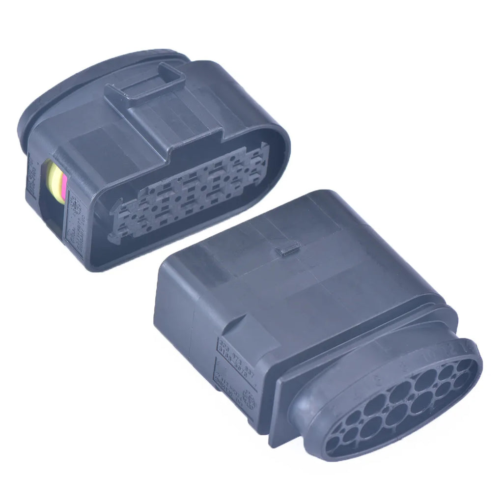 1 set 14 Pin LED light lamp wire socket automotive waterproof connector 1.5/2.8 wiring connector 3C0973737 3C0973837 6189-7103