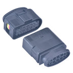 1 set 14 Pin LED light lamp wire socket automotive waterproof connector 1.5/2.8 wiring connector 3C0973737 3C0973837 6189-7103