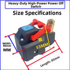 1PC Heavy Duty Battery Disconnect Switch 12V 24V Pure Copper Car Truck Tractor Car Battery Disconnect Switch For Car Boat