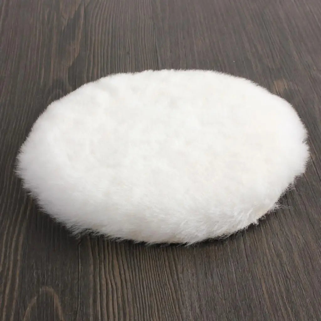 Car Wool Polish Pad 5 Sizes Disc Car Waxing Polishing Buffing Cars Paint Care Polisher Pads Auto Washing Cleaning Accessories