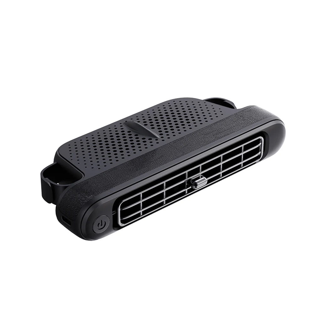 Car Seat Cooling Fan Electric Auto Backseat Car Fan Three Adjustable Wind Speeds Cooling Tool For Mini Cars RVs Sedans