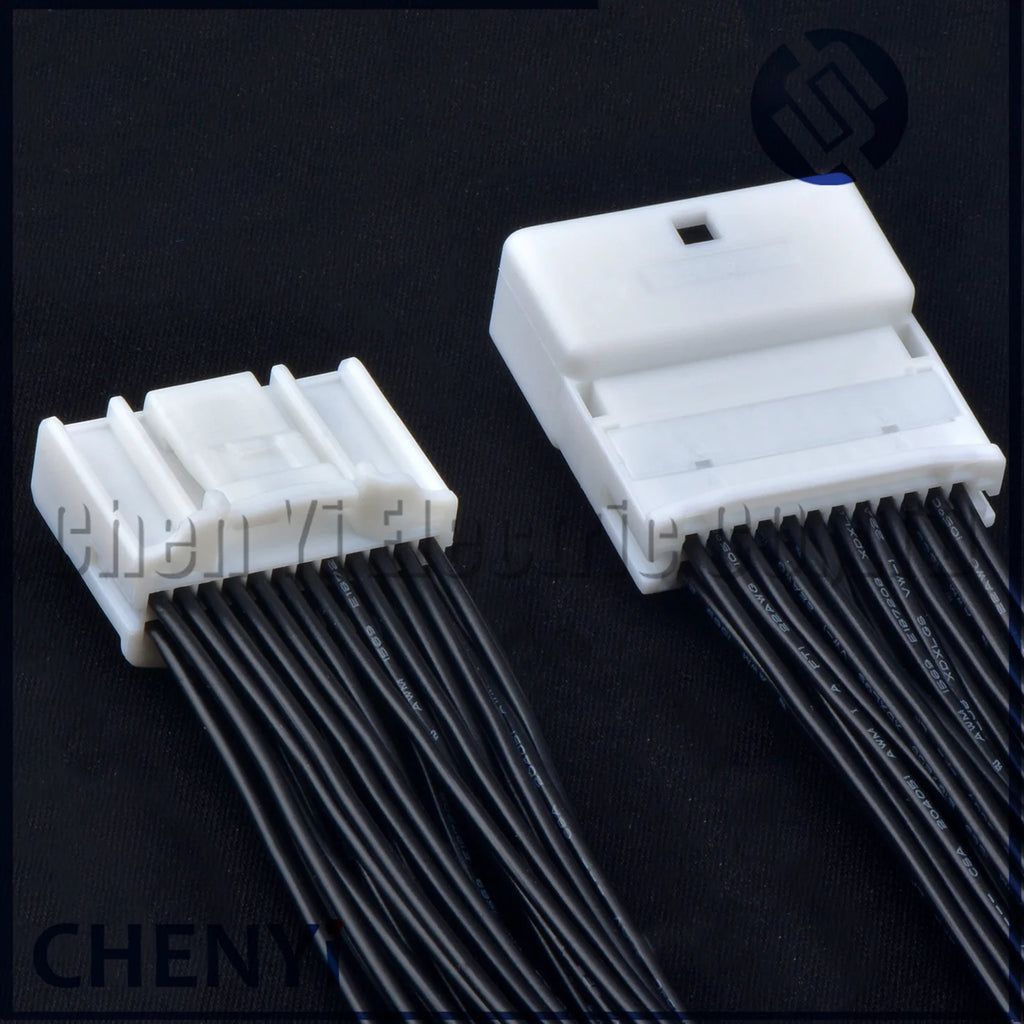 24 Pin Automotive Audio Navigation host Connector Socket Wire harness Plug 1473413-1 1376103-1 1318917-1 For Toyota Nissan Buick