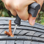 Tire Repair Tool Kit with Rubber Strips Tubeless Tyre Puncture Studding Plug Set Motorcycle Bike Truck Repair Accessories Amagi